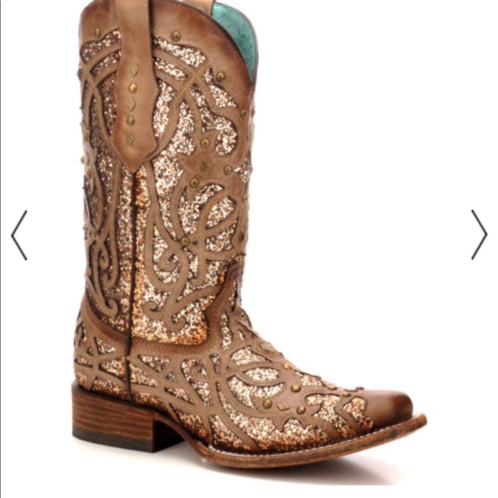Women’s glitter corral boots